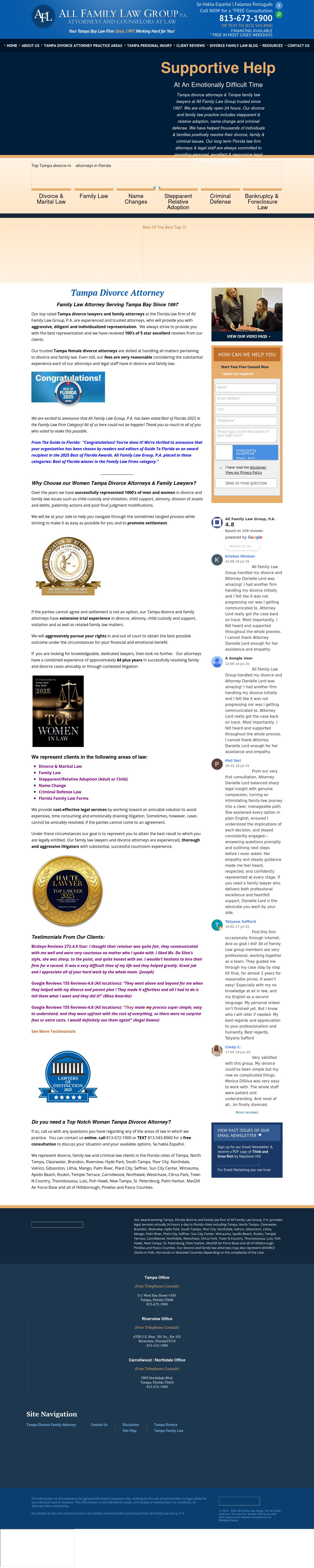 All Family Law Group, P.A. - Tampa FL Lawyers