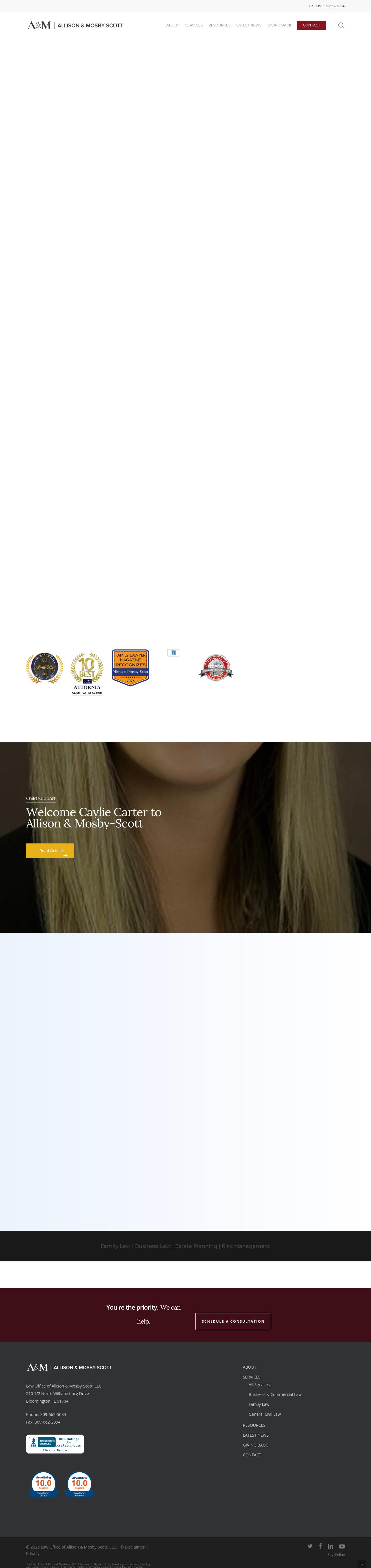 Allison & Mosby-Scott Law Office - Bloomington IL Lawyers