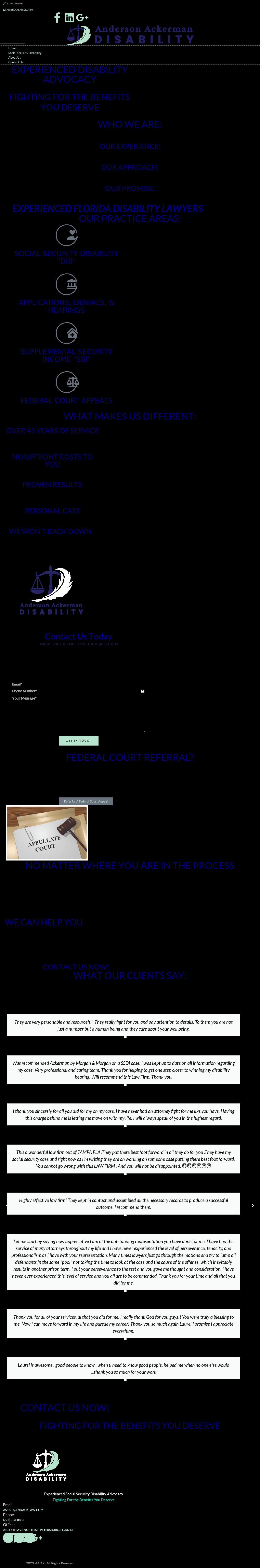 Anderson & Ackerman Law Group - St. Petersburg FL Lawyers