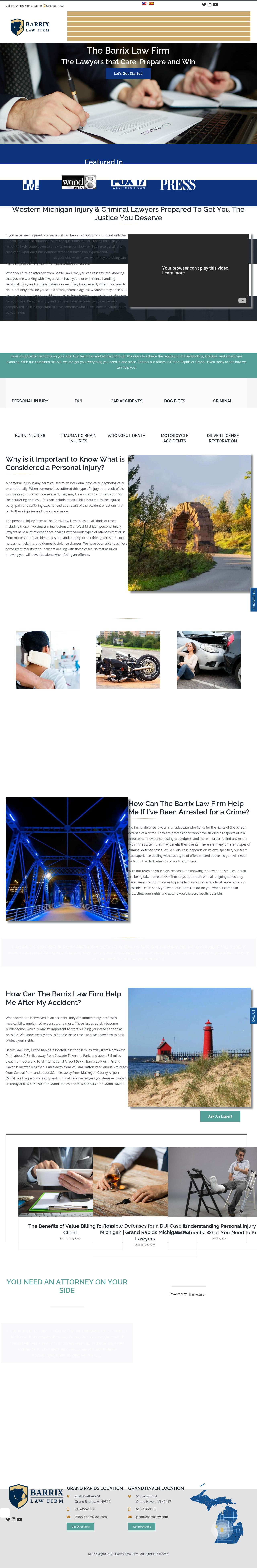 Barrix Law Firm - Grand Haven MI Lawyers