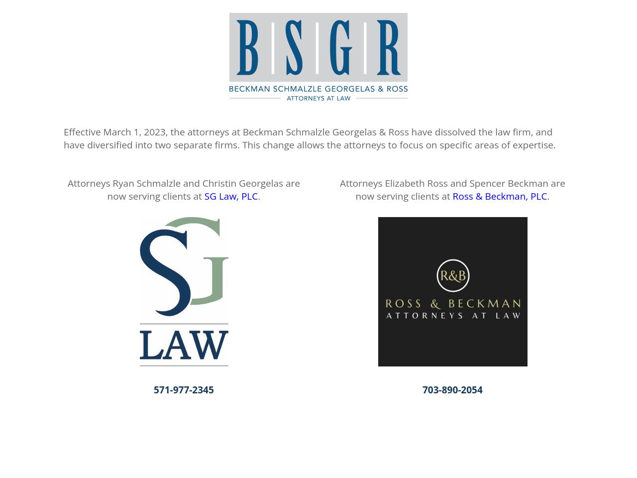 Beckman Schmalzle PLC - Leesburg VA Lawyers