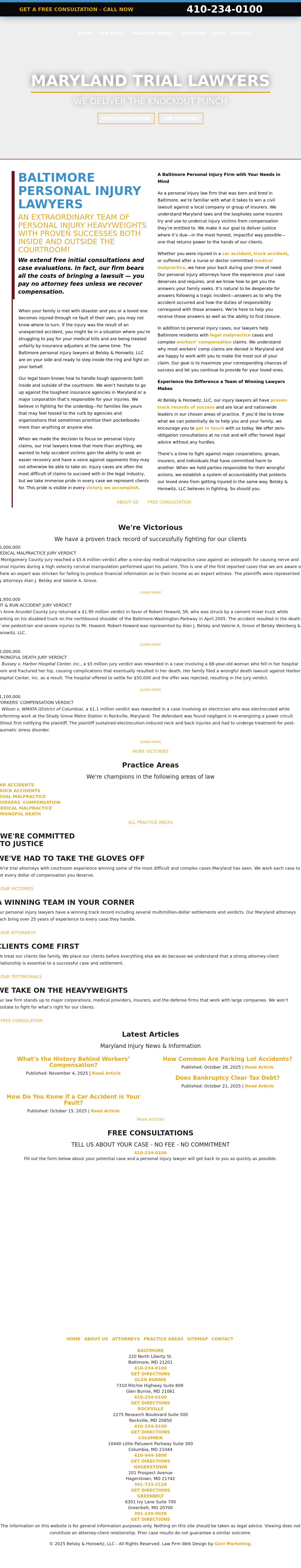 Belsky, Weinberg & Horowitz, LLC - Greenbelt MD Lawyers