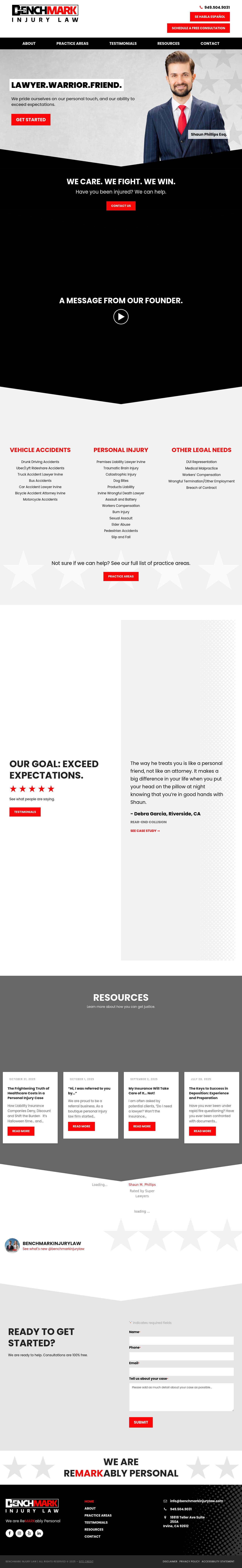 Benchmark Injury Law - Irvine CA Lawyers