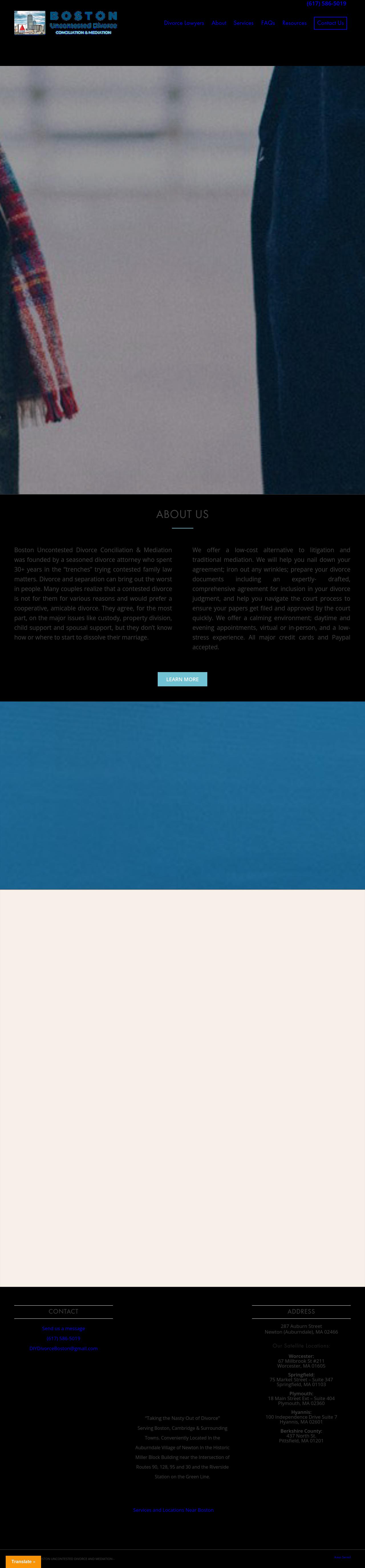 Boston Uncontested Divorce Conciliation and Mediation - Newton MA Lawyers