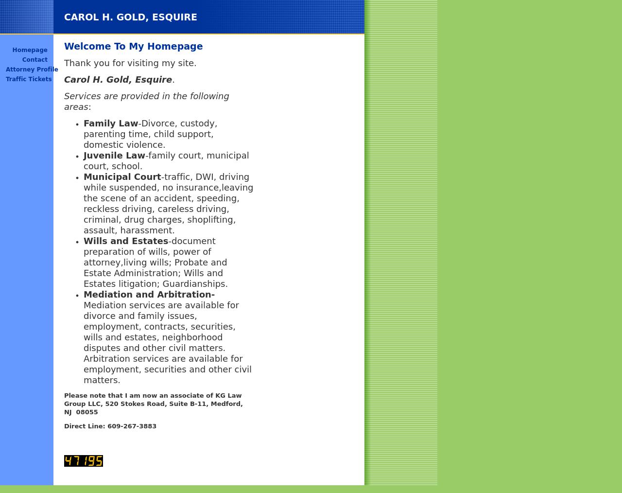 Carol Gold - Mount Holly NJ Lawyers