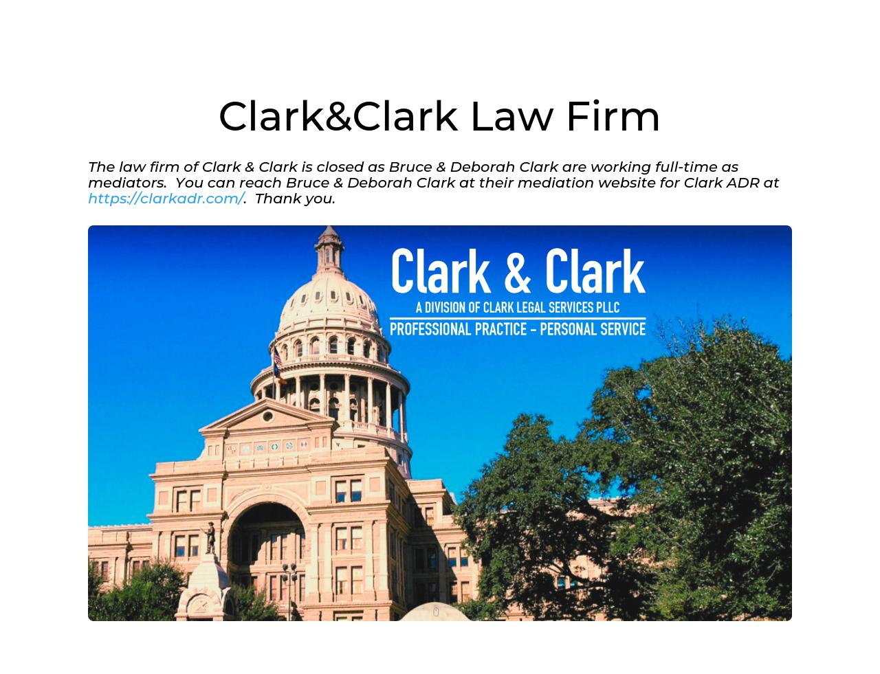 Clark and Clark - Austin TX Lawyers