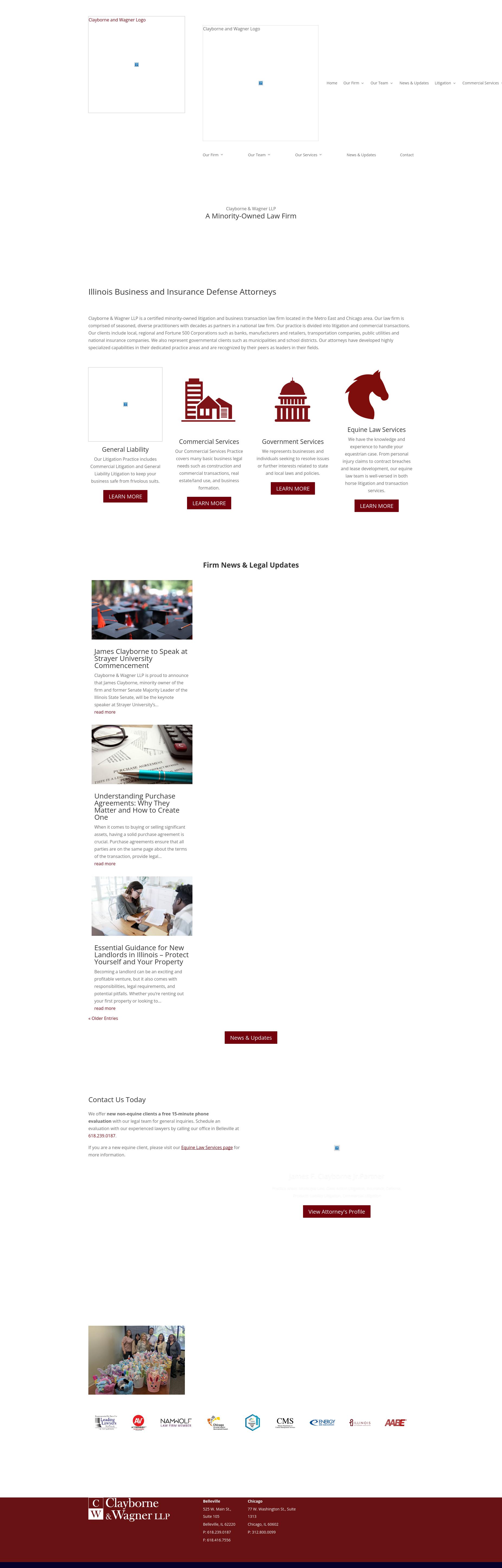 Clayborne, Sabo & Wagner LLP - Belleville IL Lawyers