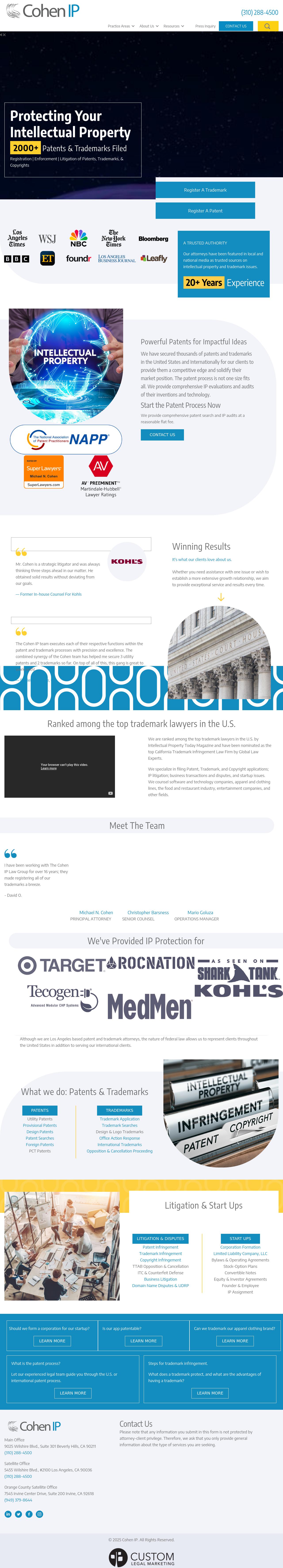 Cohen IP Law Group, P.C. - Beverly Hills CA Lawyers