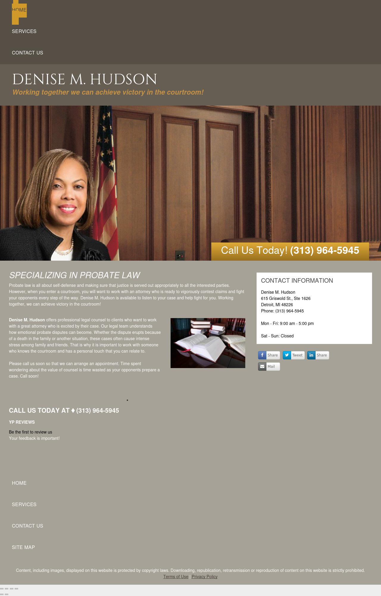 Denise M. Hudson - Detroit MI Lawyers