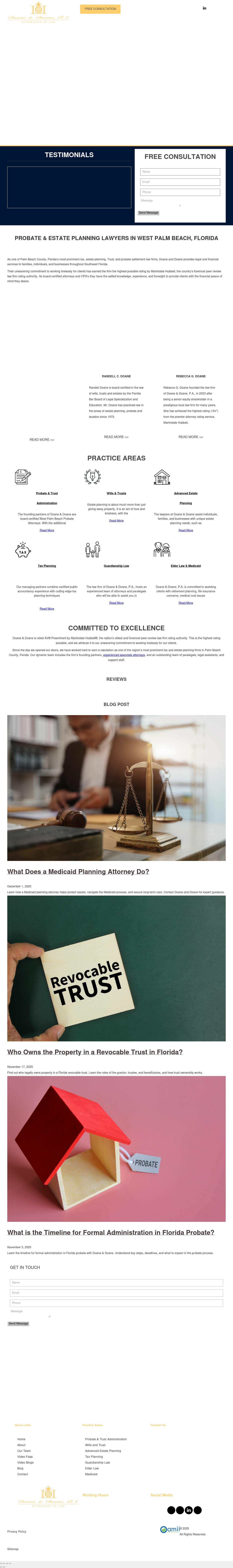 Doane & Doane, P.A. - North Palm Beach FL Lawyers