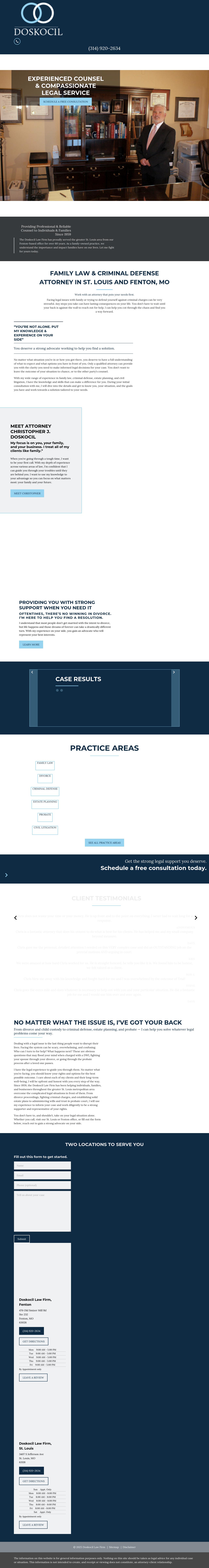 Doskocil Law Firm P.C. - Fenton MO Lawyers