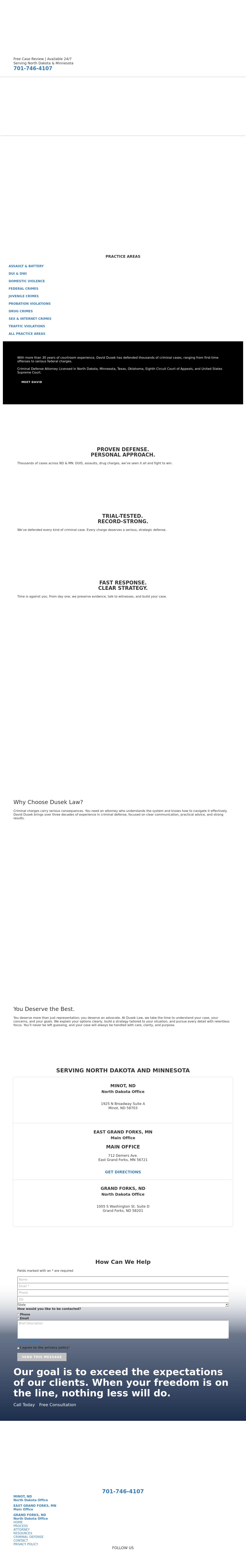 Dusek Law - Grand Forks ND Lawyers