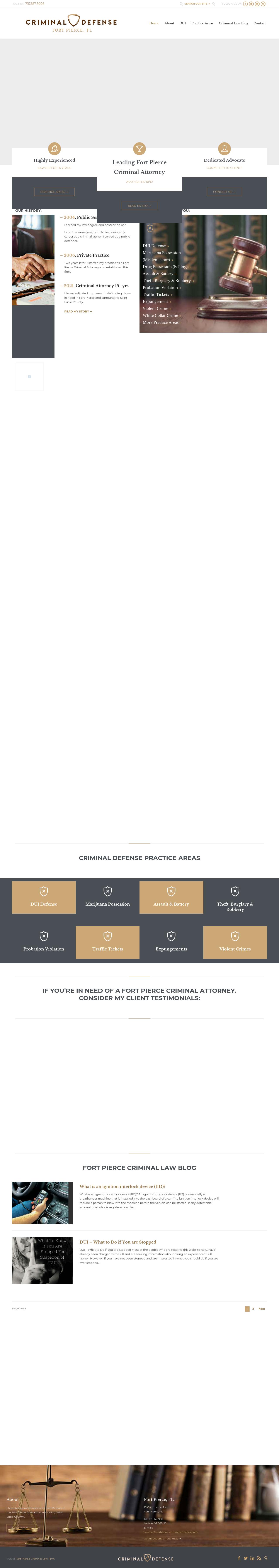 Fort Pierce Criminal Law - Fort Pierce FL Lawyers