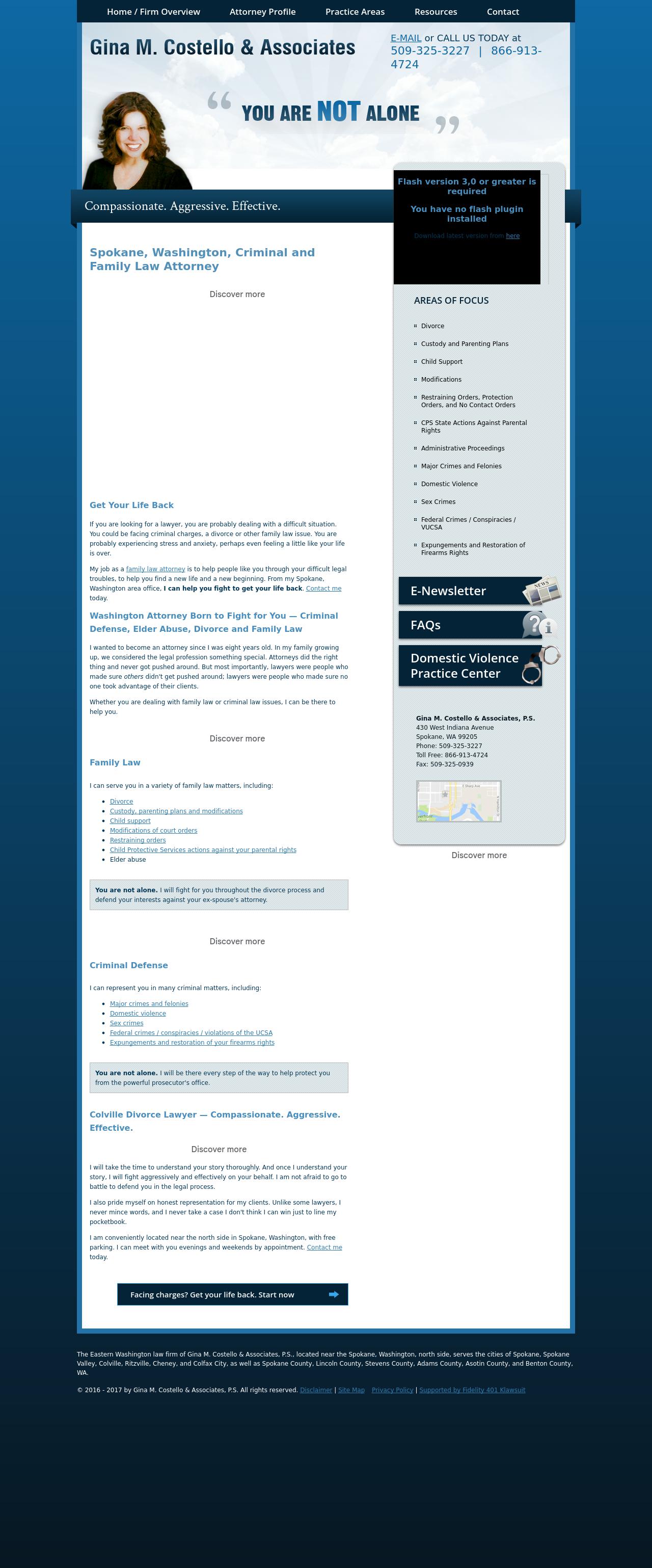 Gina M. Costello & Associates, P.S. - Spokane WA Lawyers