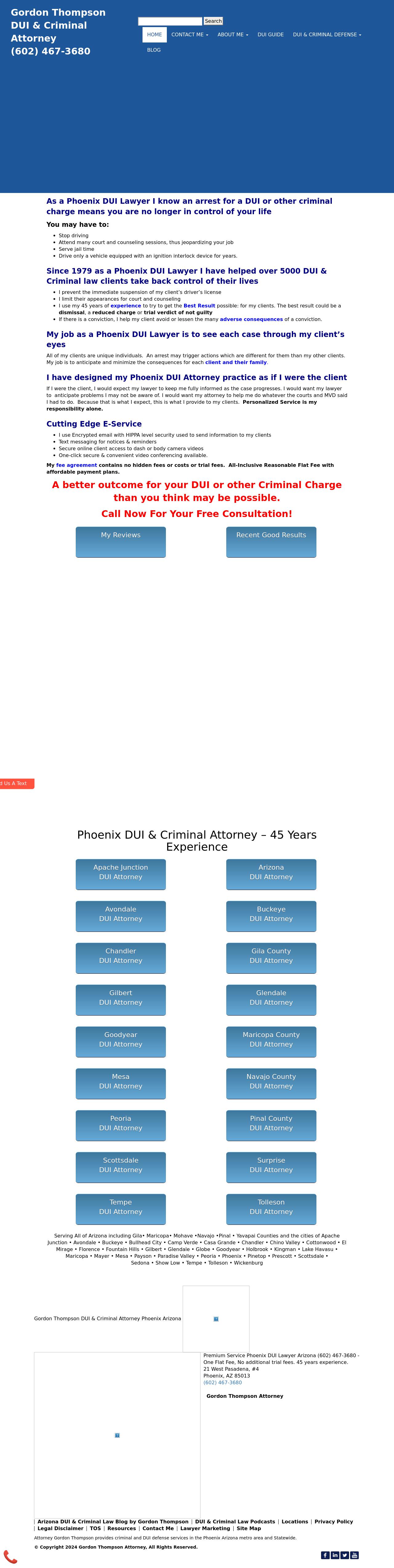 Gordon Thompson Attorney - Phoenix AZ Lawyers