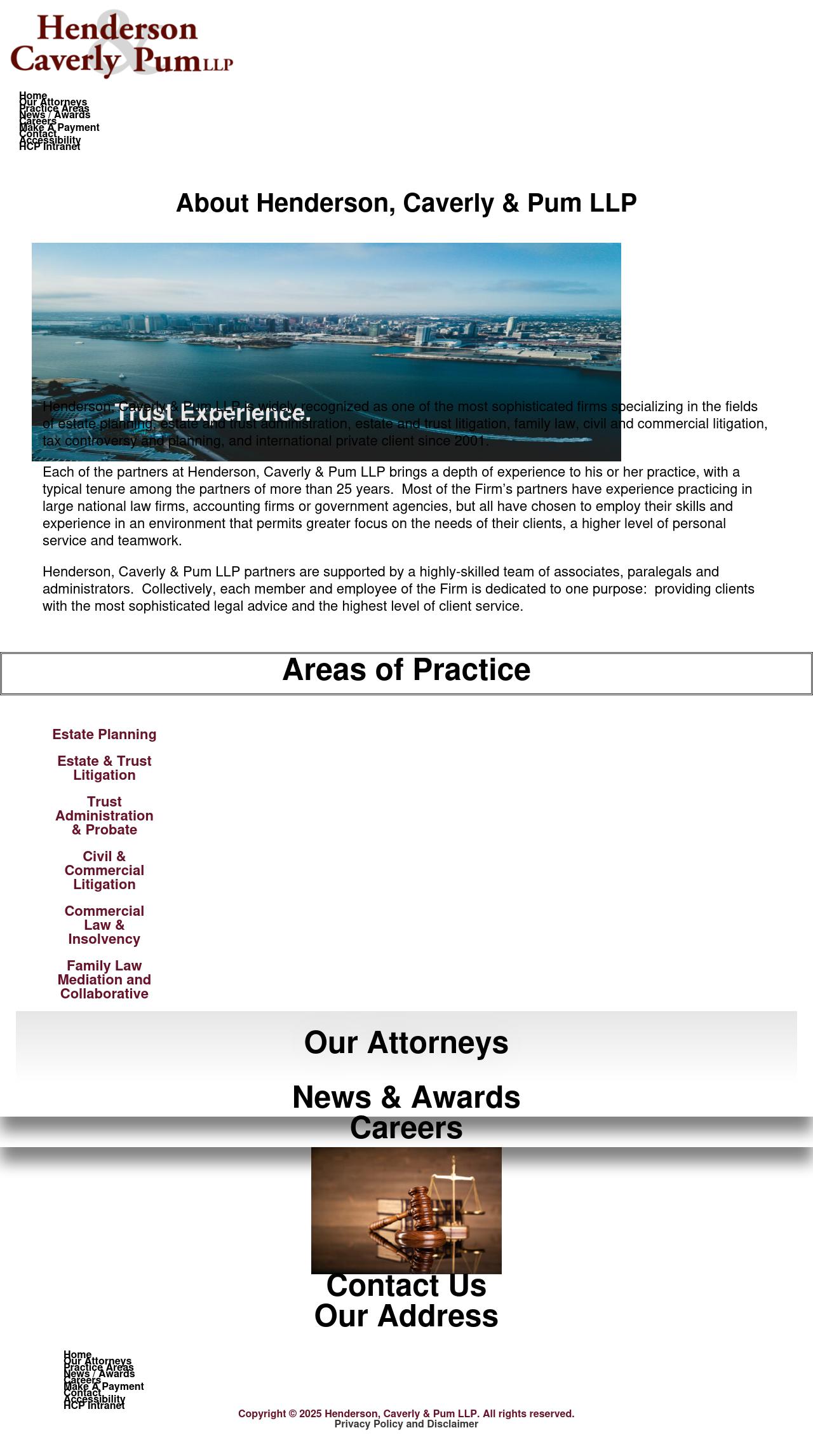 Henderson, Caverly, Pum & Charney LLP - San Diego CA Lawyers