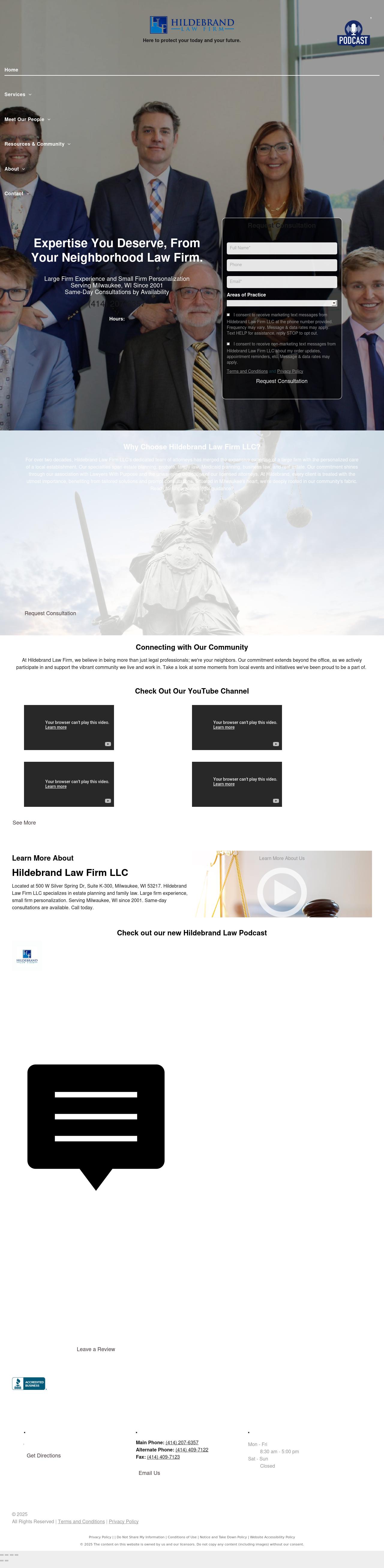 Hildebrand Law Firm, LLC - Milwaukee WI Lawyers