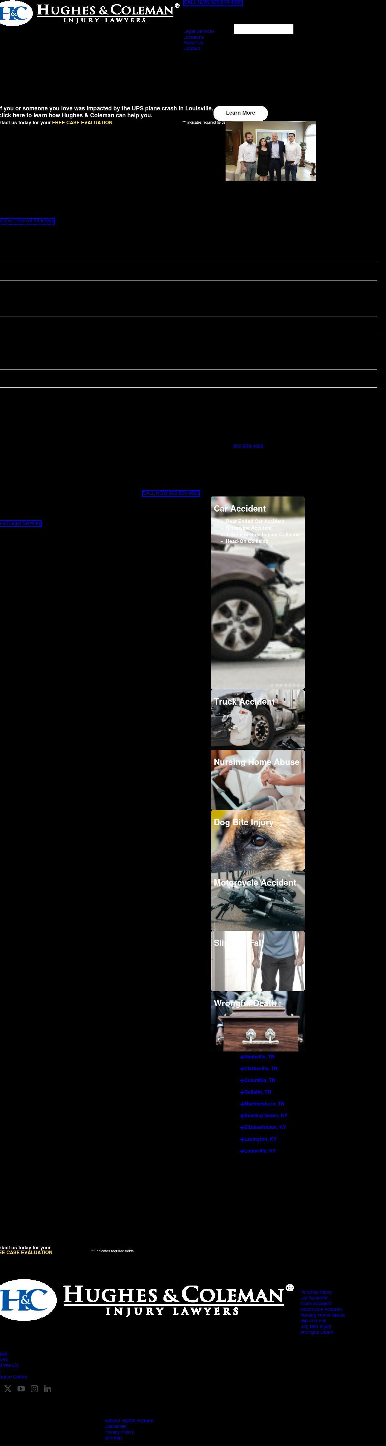 Hughes & Coleman Injury Lawyers - Clarksville TN Lawyers