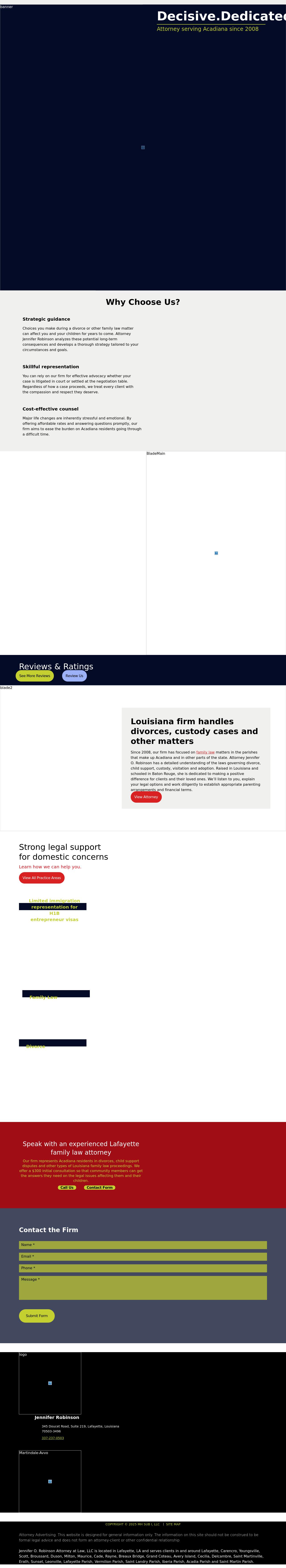 Jennifer O. Robinson Attorney at Law, LLC - Lafayette LA Lawyers