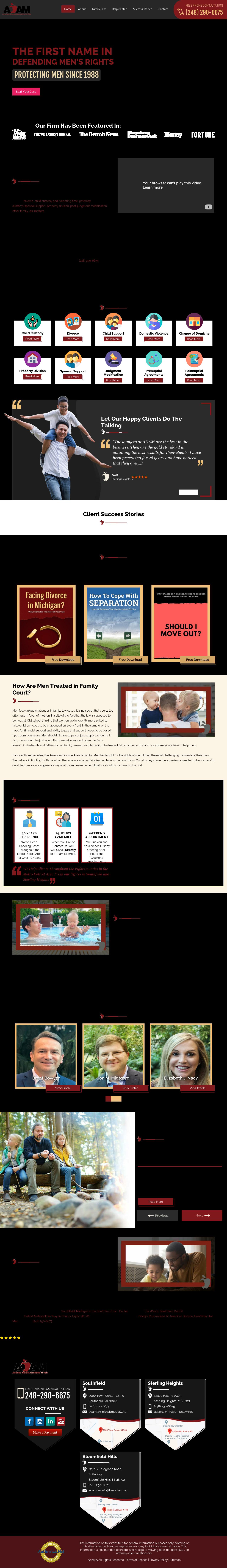 ADAM - American Divorce Association For Men - Sterling Heights MI Lawyers