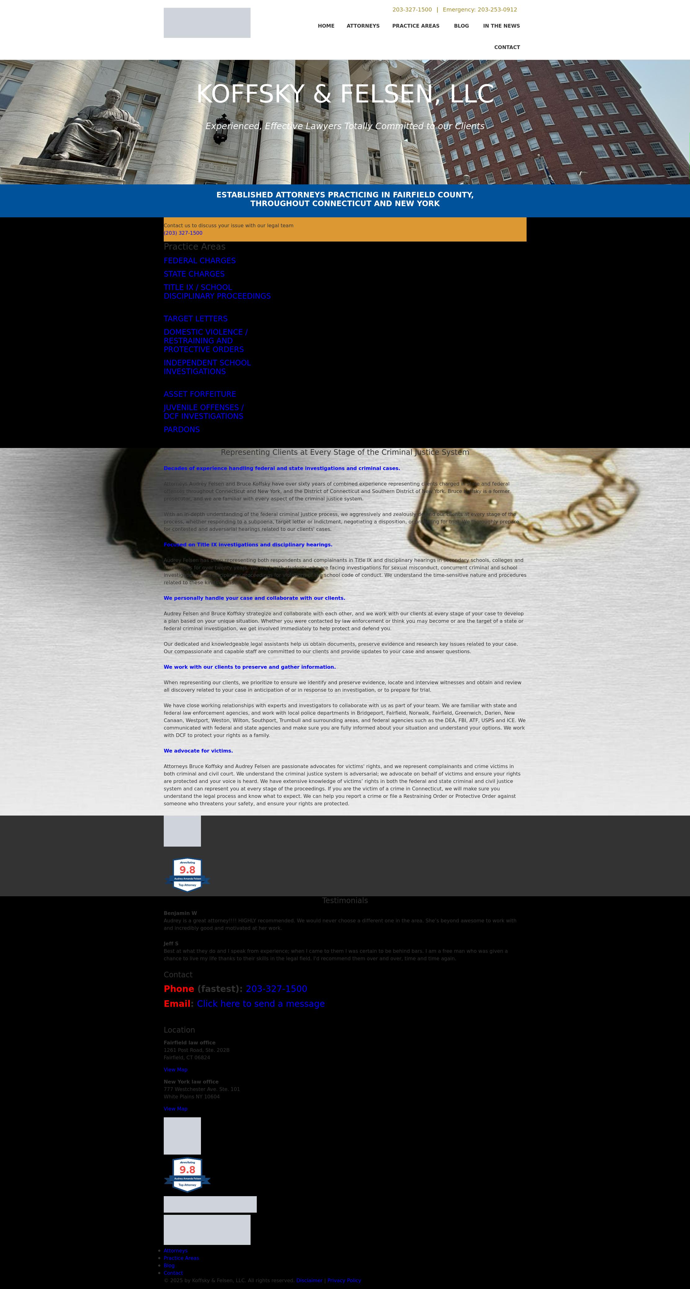 Koffsky & Felsen, LLC - Stamford CT Lawyers