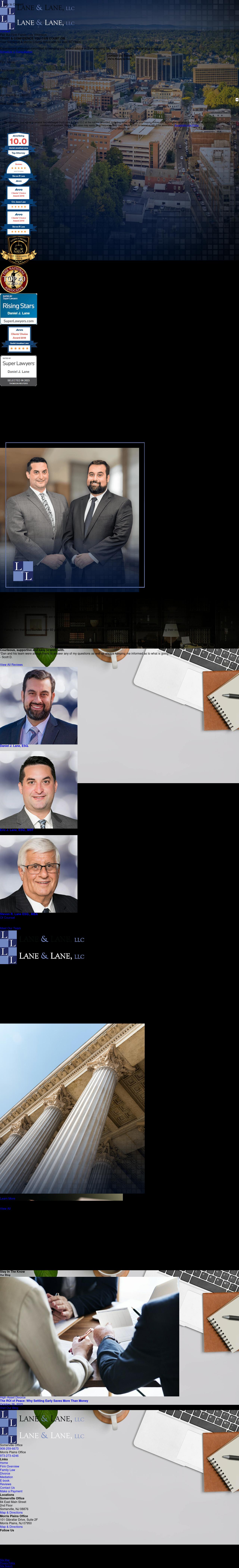 Lane & Lane, LLC - Somerville NJ Lawyers