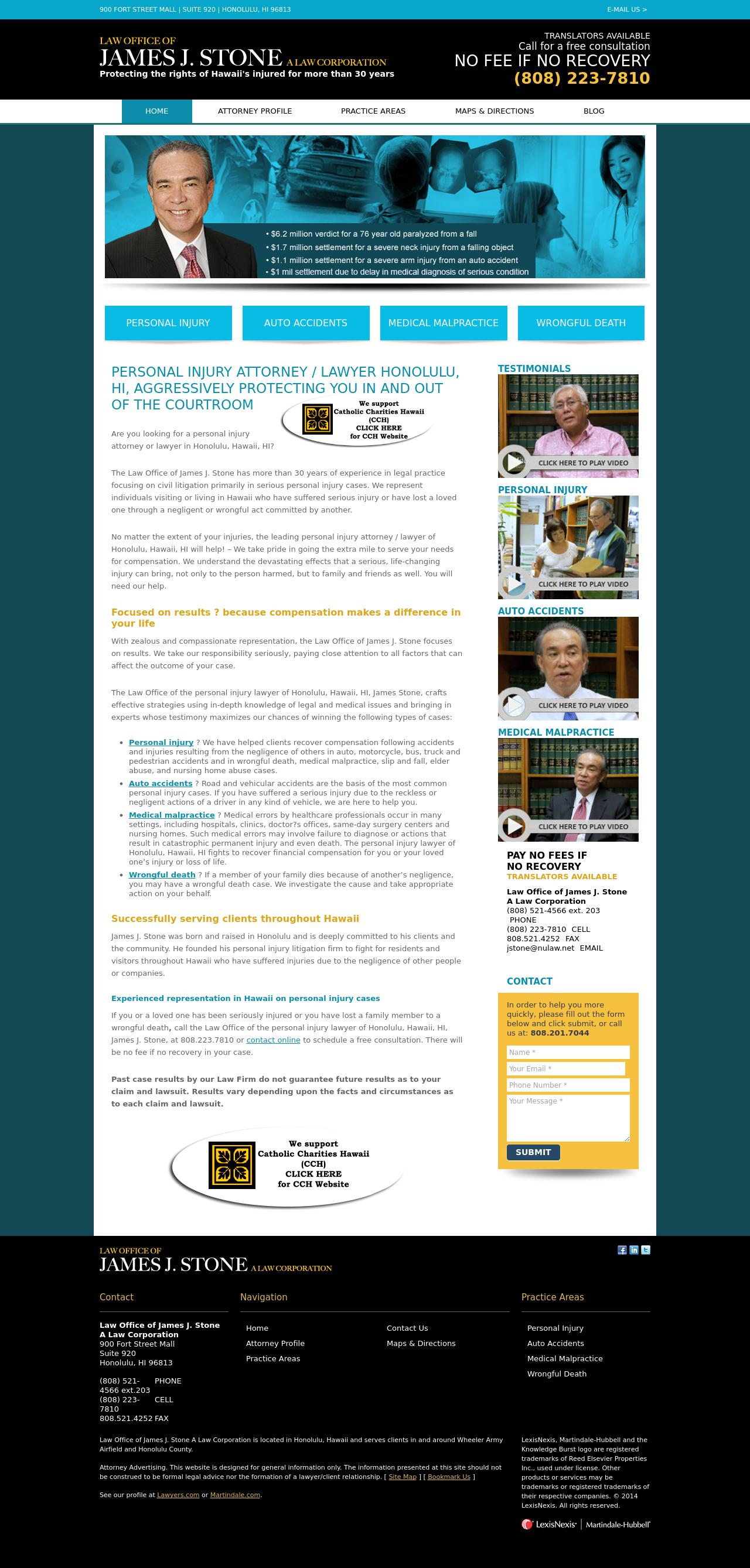 Law Office of James J. Stone - Honolulu HI Lawyers