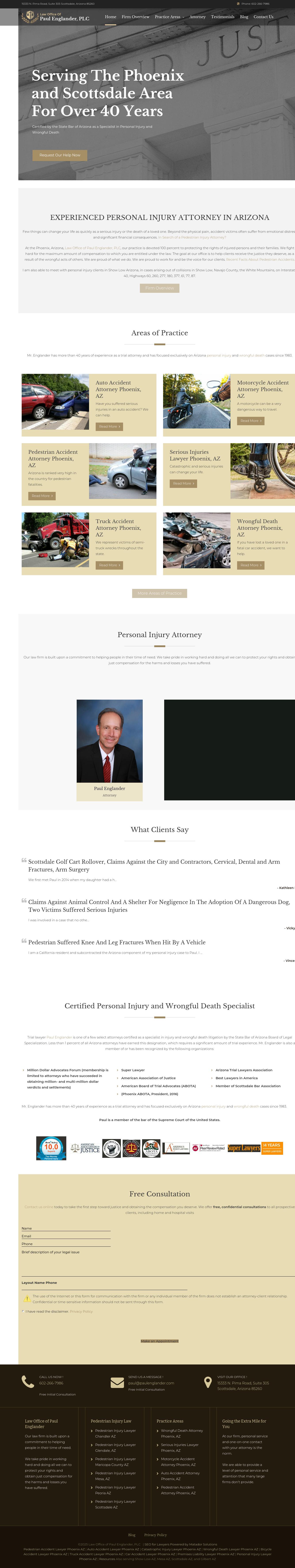 Law Office of Paul Englander, PLC - Phoenix AZ Lawyers