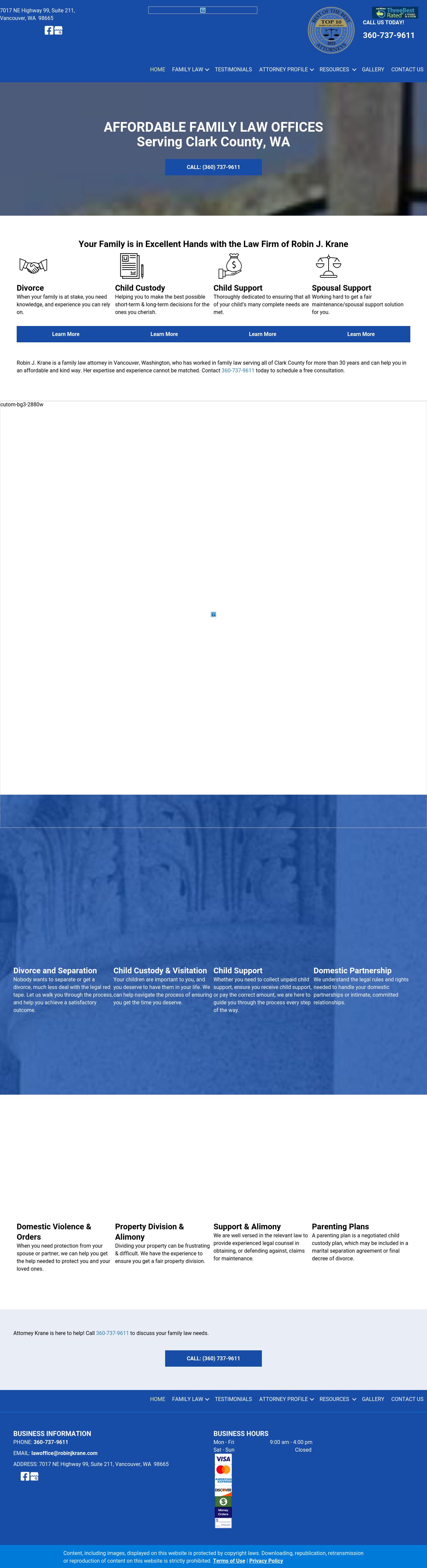 Law Office of Robin J. Krane, PLLC - Vancouver WA Lawyers