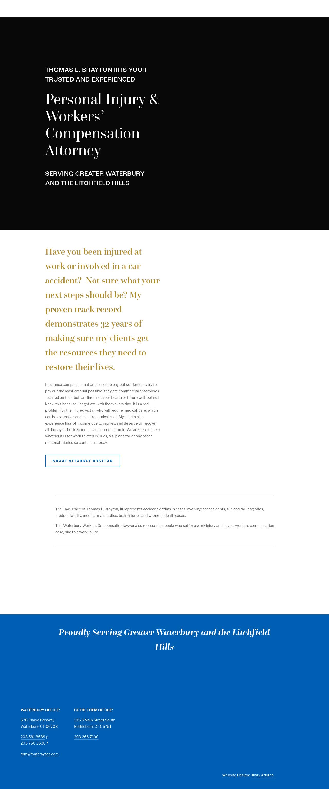 Law Office Of Thomas L Brayton III - Waterbury CT Lawyers