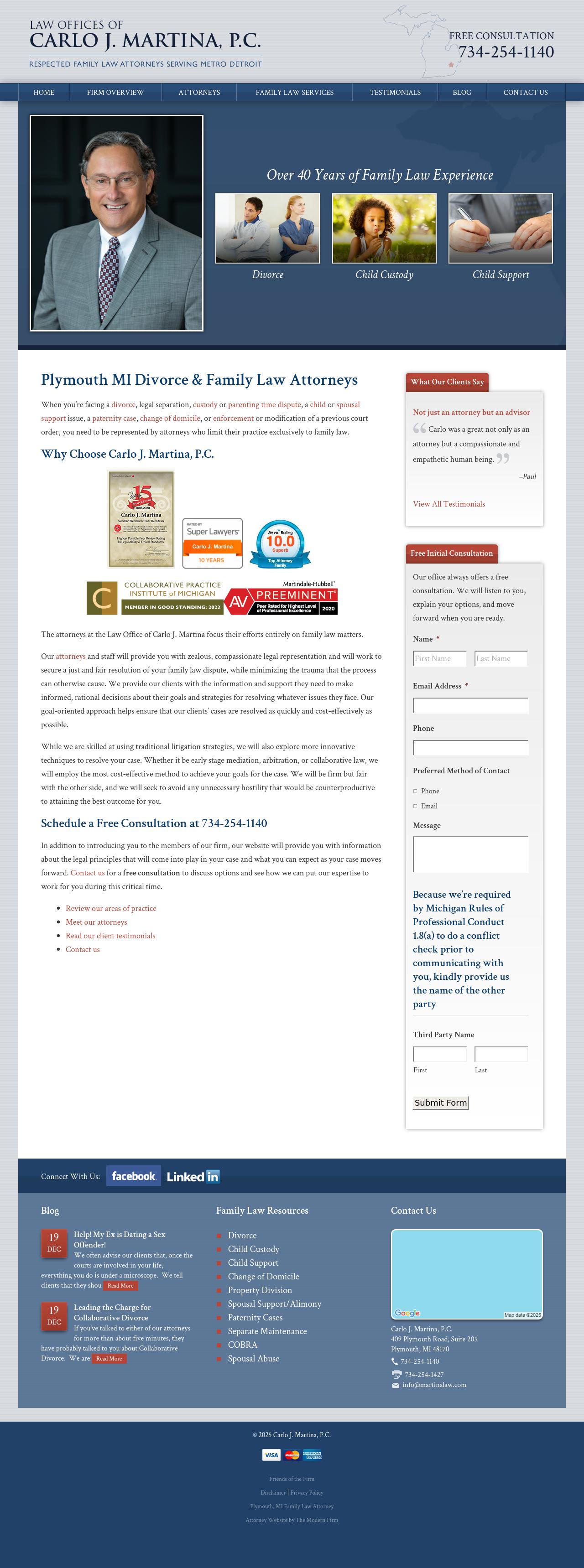 Law Offices of Carlo J. Martina, P.C. - Plymouth MI Lawyers