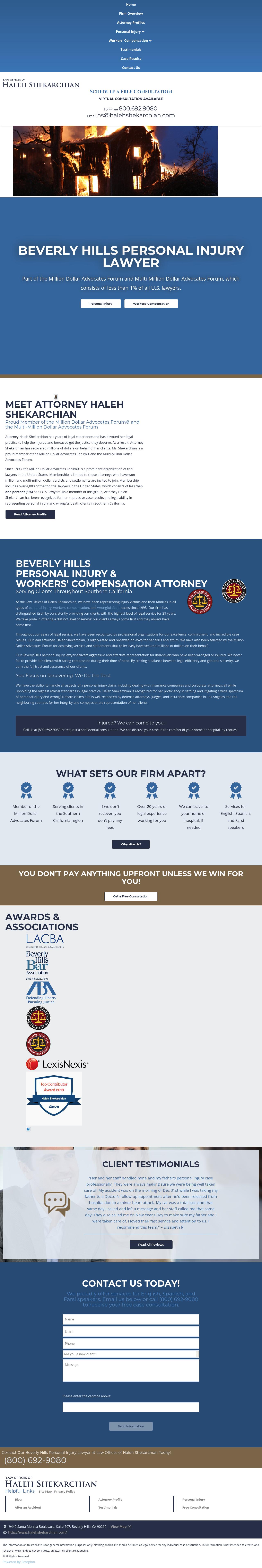 Law offices of Haleh Shekarchian - Beverly Hills CA Lawyers