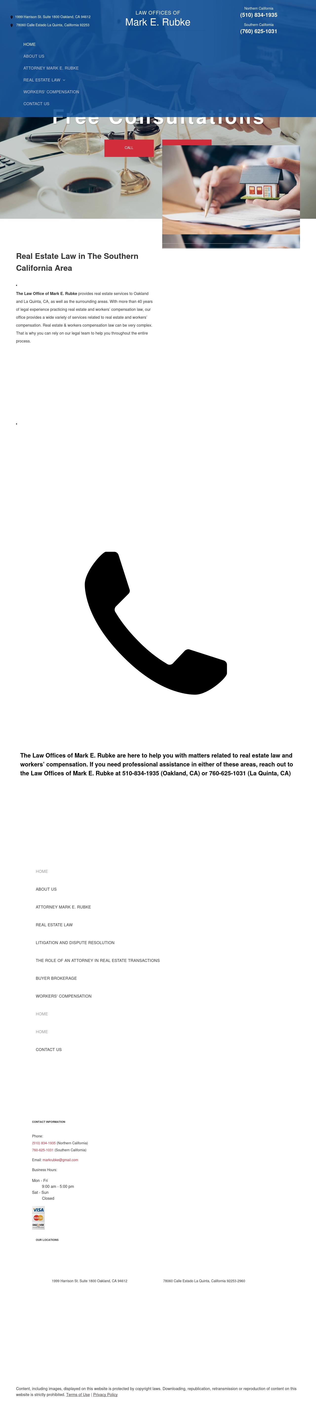 Law Offices of Mark E. Rubke - San Francisco CA Lawyers