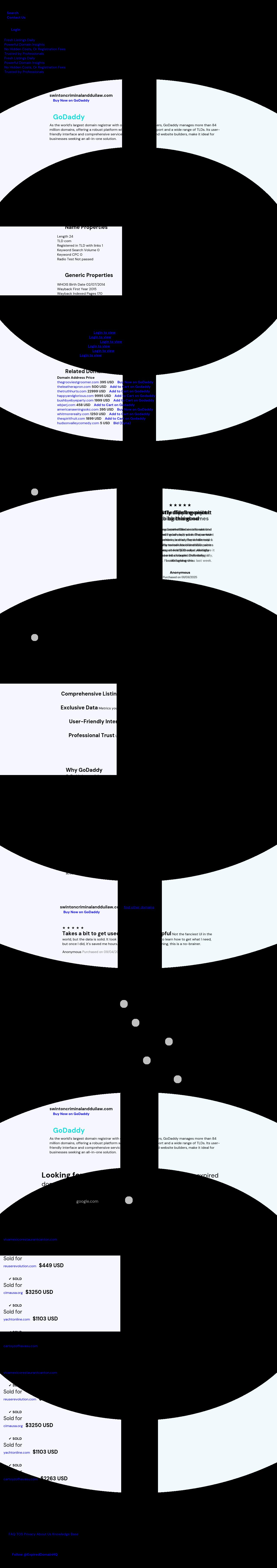 Law Offices of Oscar Swinton - Los Angeles CA Lawyers