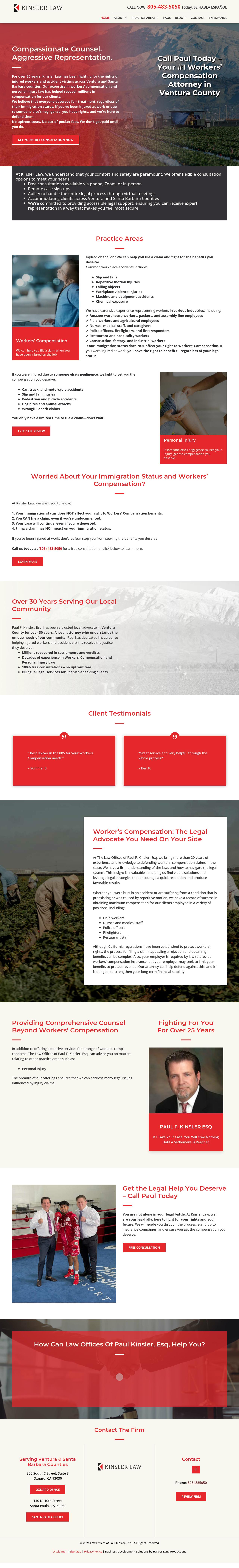 Law Offices of Paul F. Kinsler - Santa Paula CA Lawyers