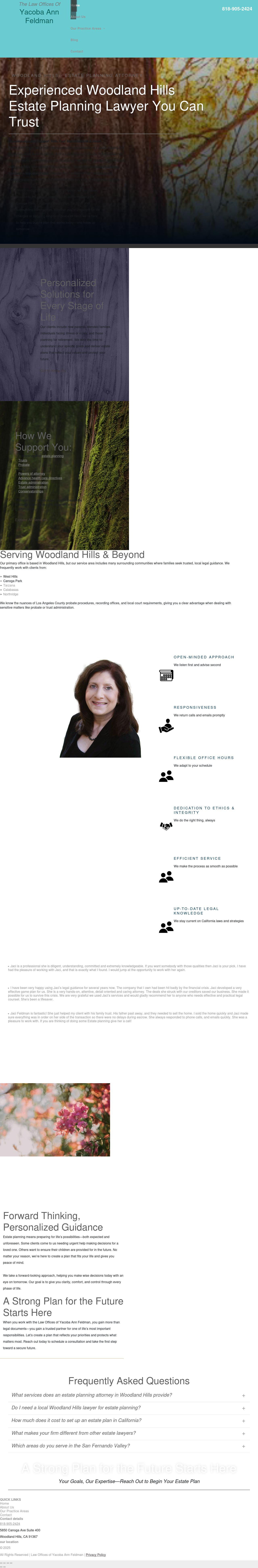 Law Offices of Yacoba Ann Feldman - Woodland Hills CA Lawyers