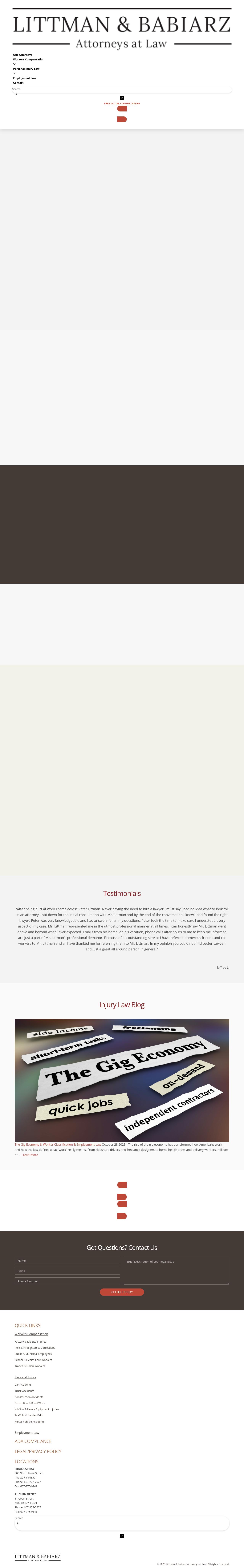 Littman & Babiarz, Attorneys at Law - Ithaca NY Lawyers