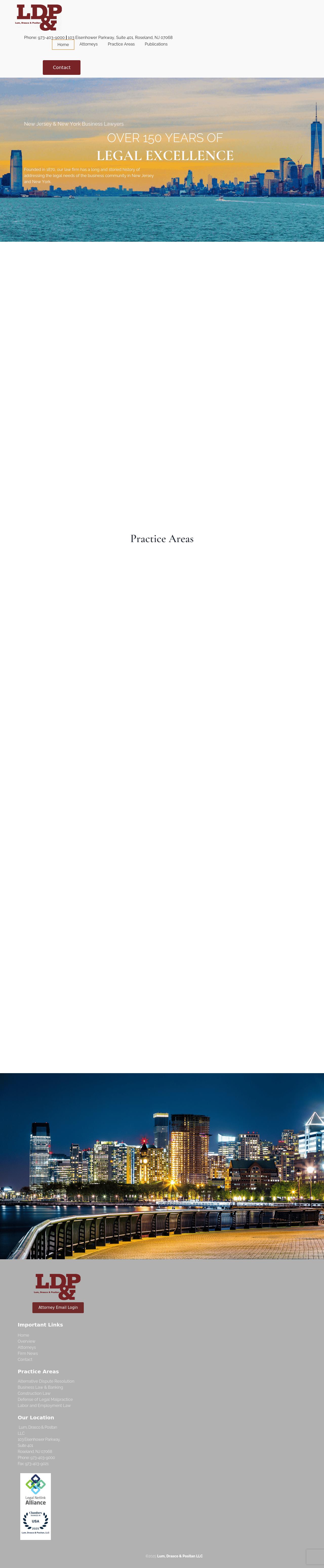 Lum, Drasco & Positan, LLC - Roseland NJ Lawyers