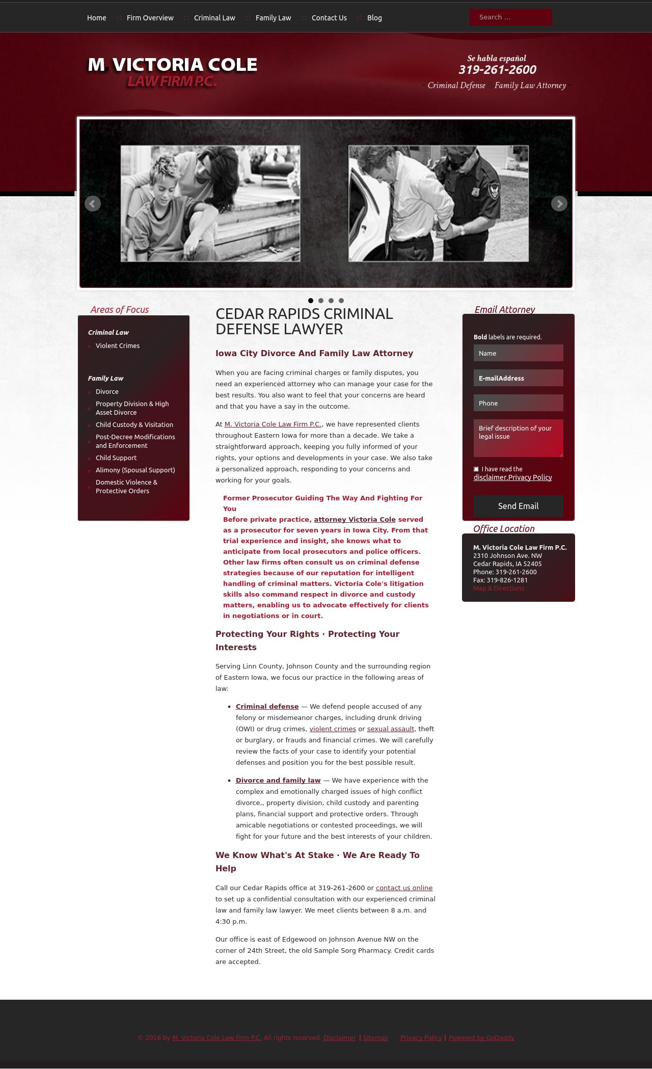 M. Victoria Cole Law Firm P.C. - Cedar Rapids IA Lawyers