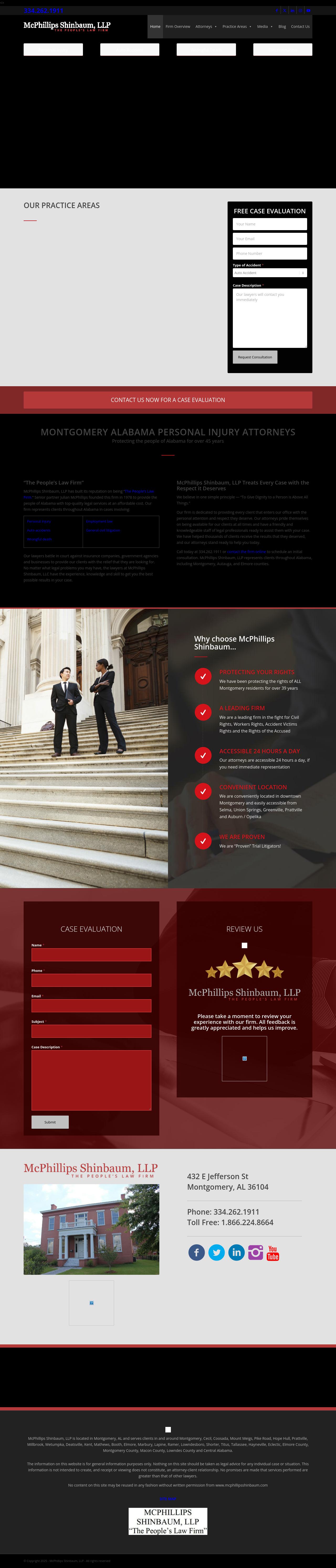 McPhillips Shinbaum Llp - Montgomery AL Lawyers