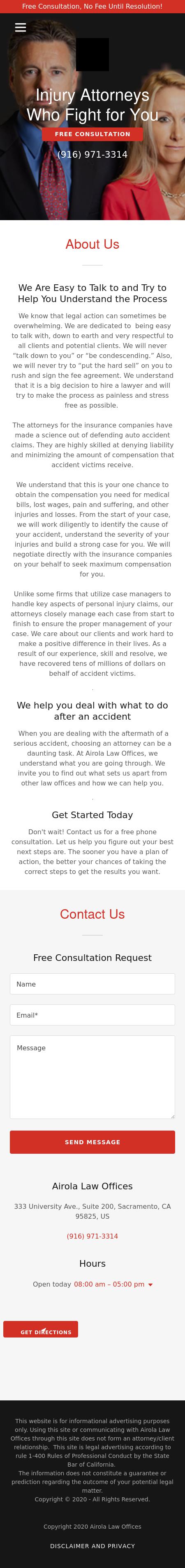 Airola Law Offices - Sacramento CA Lawyers