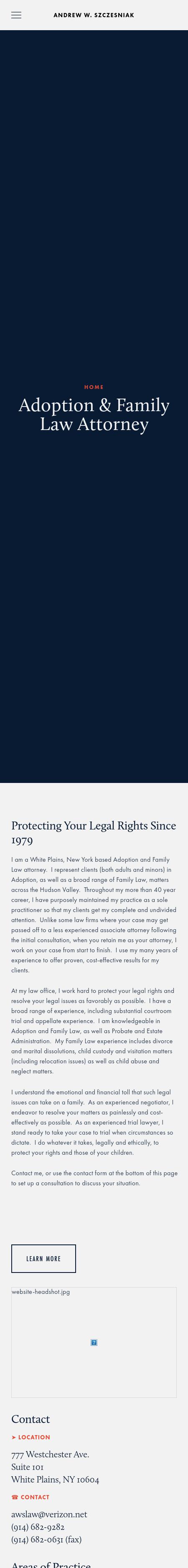 Andrew W. Szczesniak - White Plains NY Lawyers