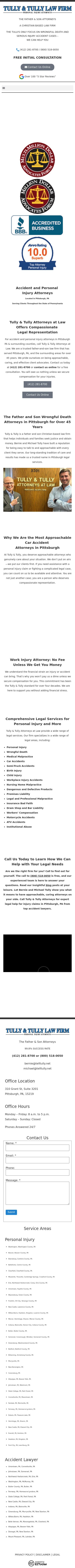 Attorney Bernie Tully - Pittsburgh PA Lawyers