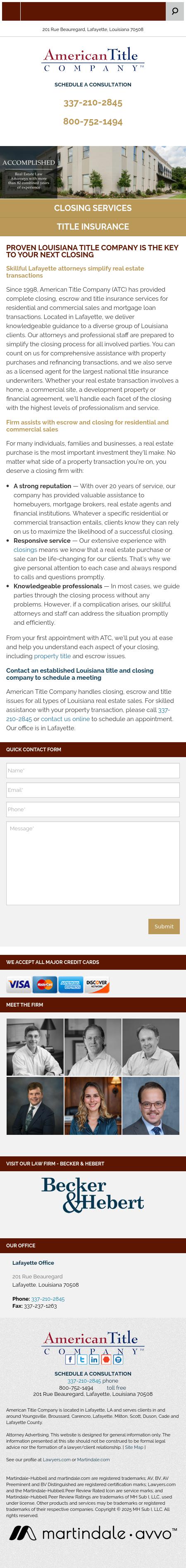 Becker & Hebert LLC - Lafayette LA Lawyers