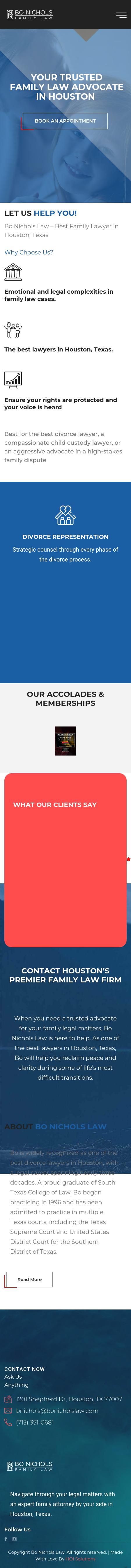 Bo Nichols Law Firm - Houston TX Lawyers