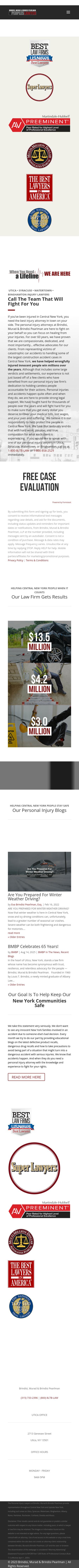 Brindisi, Murad, Brindisi & Pearlman, LLP - Utica NY Lawyers