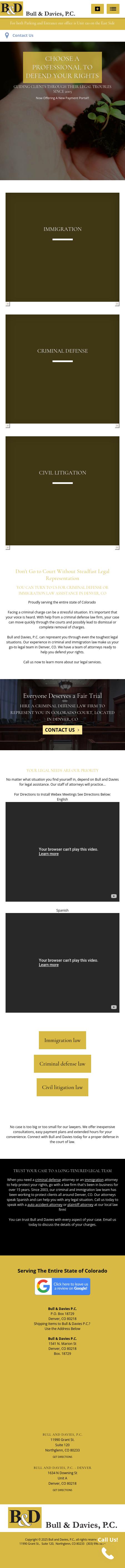 Bull & Davies, P.C. - Denver CO Lawyers