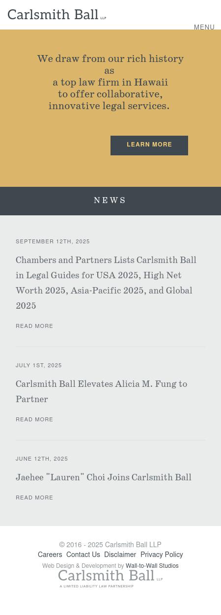 Carlsmith Ball LLP - Honolulu HI Lawyers