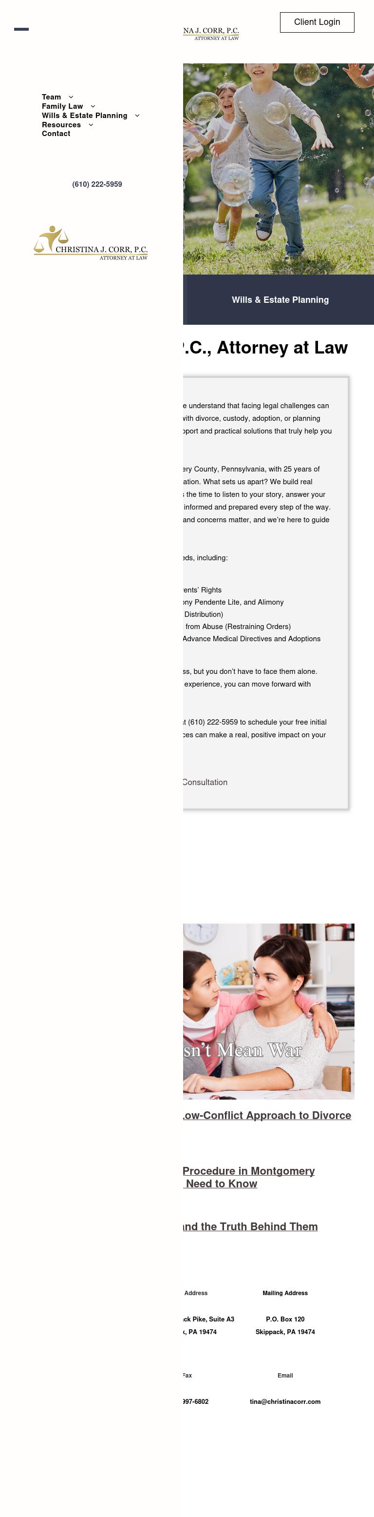 Christina J. Corr, P.C. - Skippack PA Lawyers