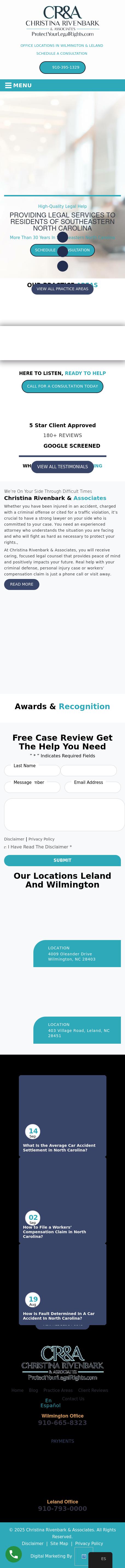 Christina Rivenbark & Associates - Wilmington NC Lawyers